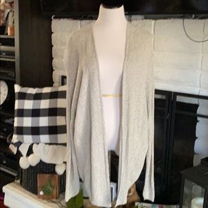 Brandy Melville gray flyaway sweater cardigan